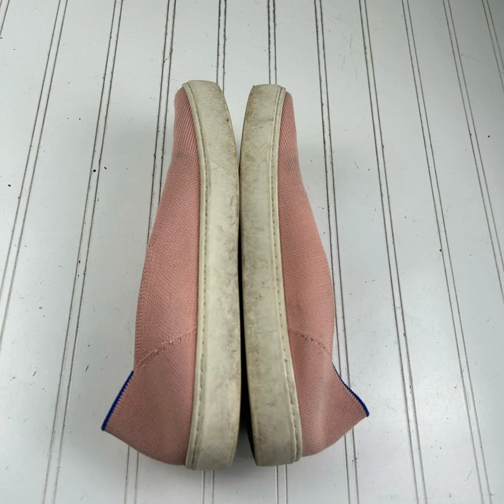 Rothy's Womens The Sneaker Coral Pink Slip On Comfort Shoes Size 9